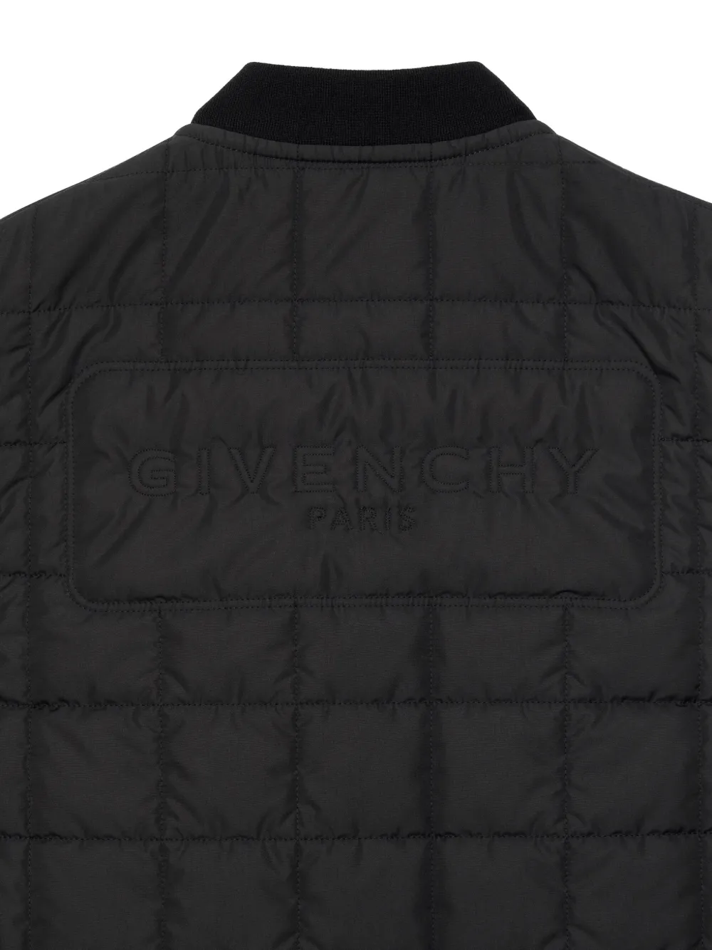 Givenchy Couture Seam gewatteerde mouwloze blouse Zwart