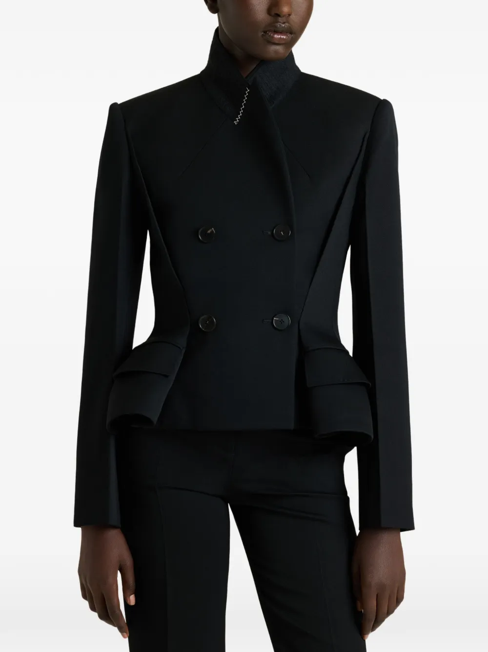 Givenchy Pinch wollen jack met dubbele rij knopen Zwart
