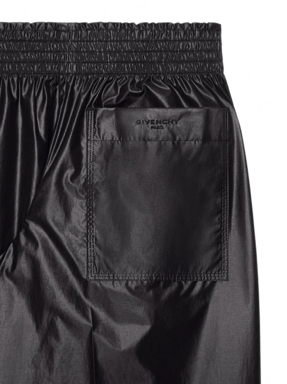 Givenchy Cocoon popeline broek met elastische taille Zwart