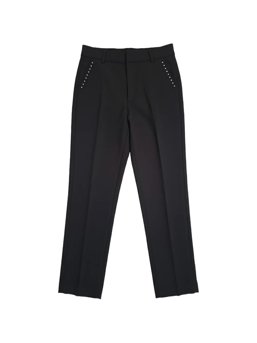 John Richmond Junior Pantaloni con placca logo - Nero