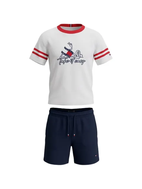 Tommy Hilfiger Junior graphic-print shorts set