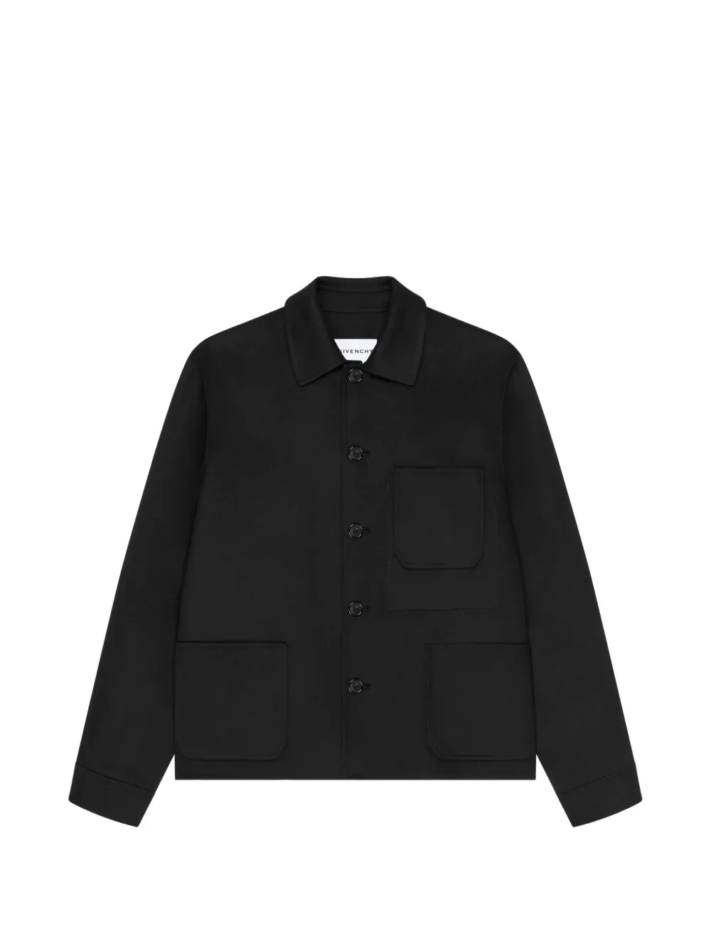 Givenchy couture seam blouson in wool and cashmere