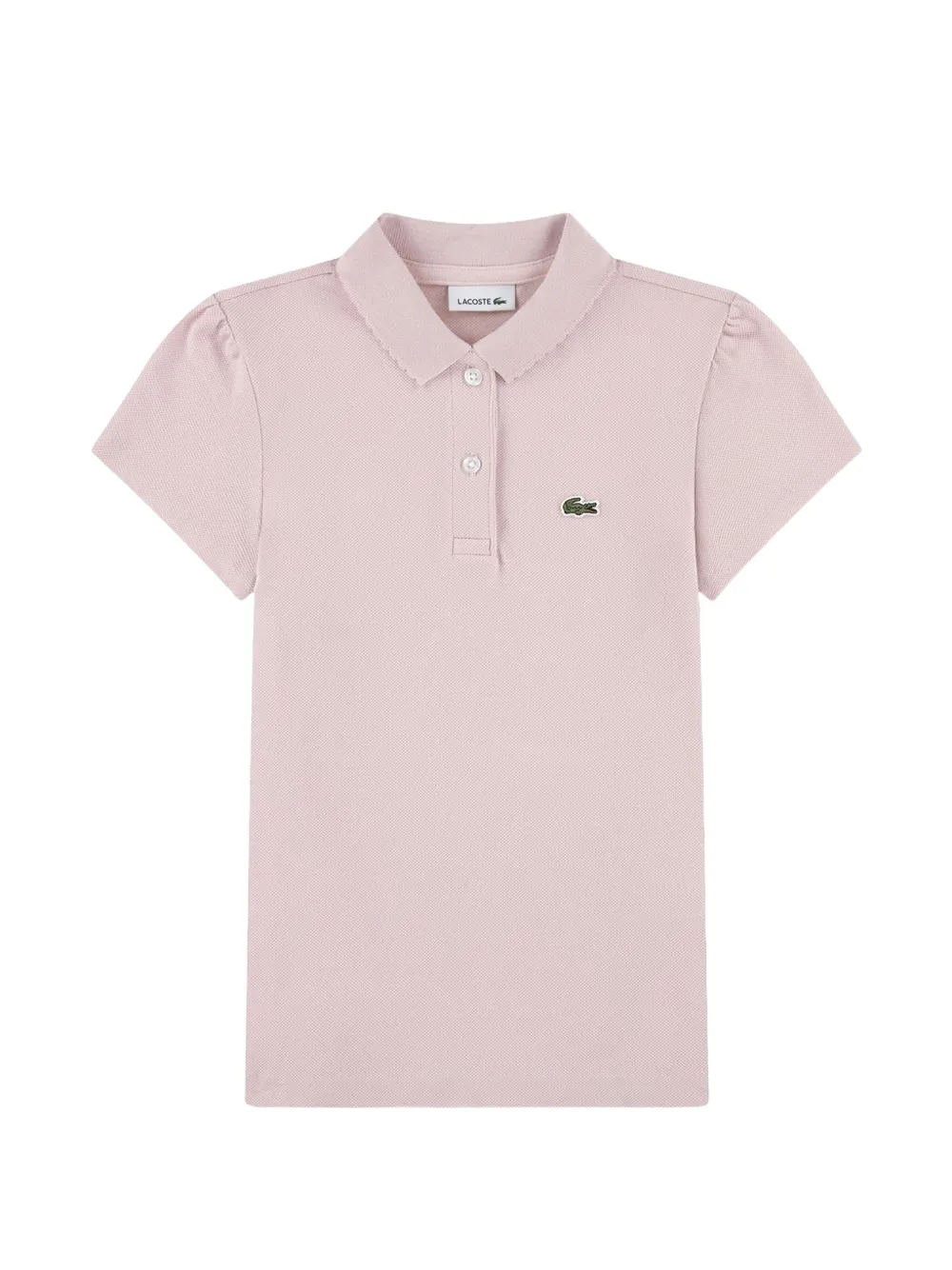 Lacoste Kids Polo con applicazione logo - Rosa