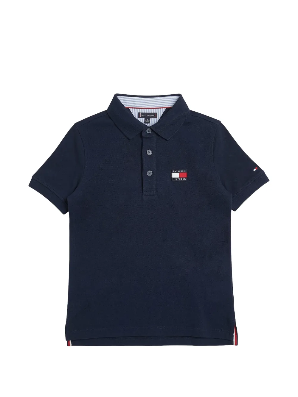Tommy Hilfiger Junior T-shirt con applicazione logo - Blu