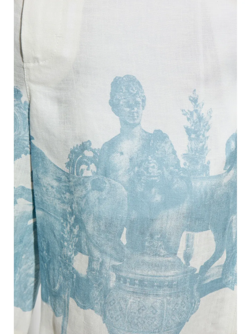 Givenchy Linnen bermuda shorts met Hubert-print Wit