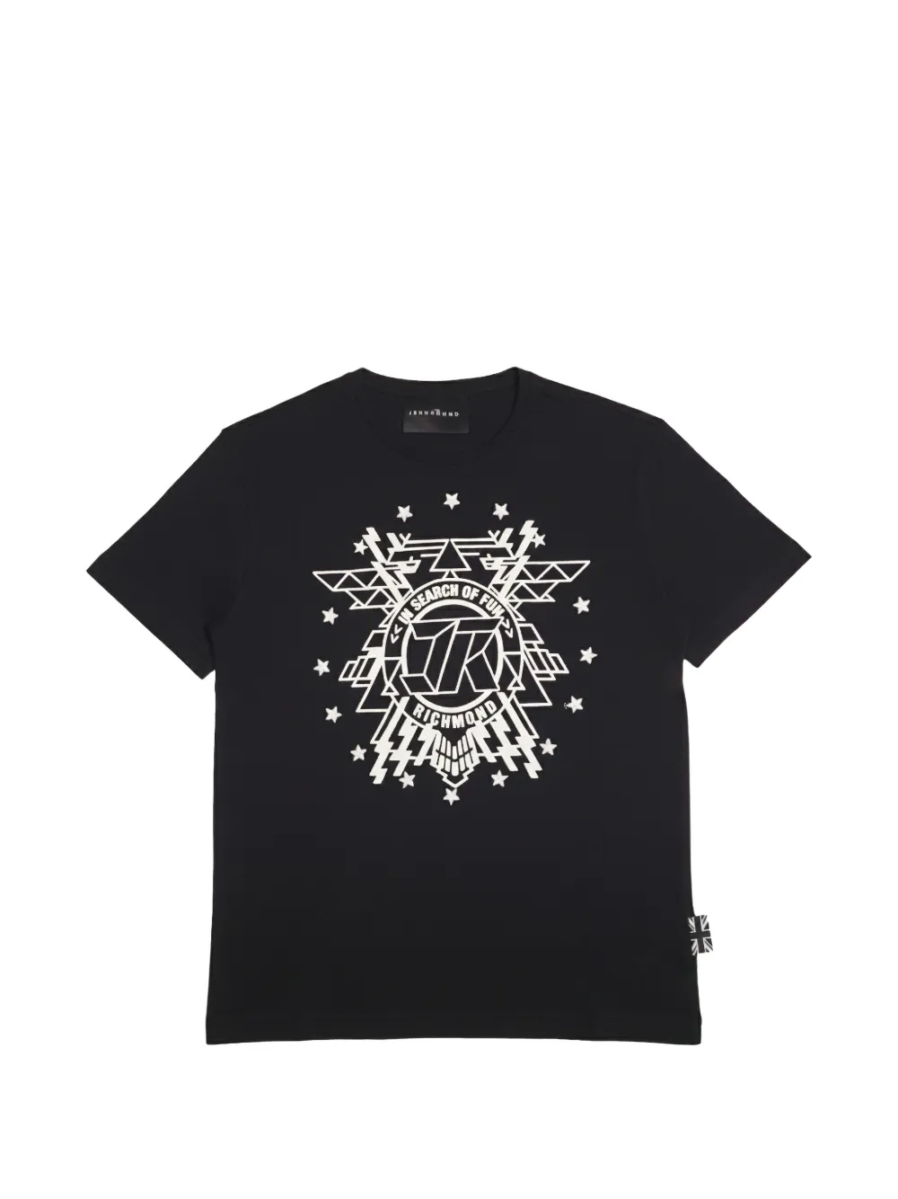 John Richmond Junior T-shirt con stampa grafica - Nero