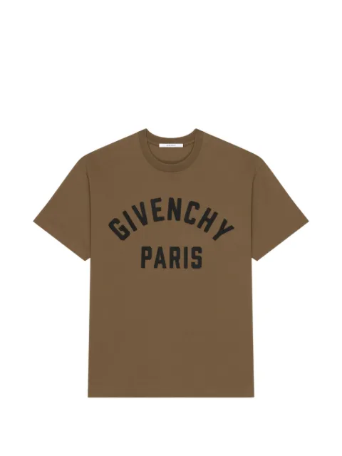 Givenchy camiseta de algodón con bordado Givenchy Paris