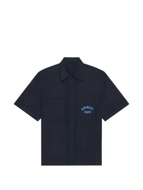 Givenchy shirt in cotton twill with Paris patch pocket