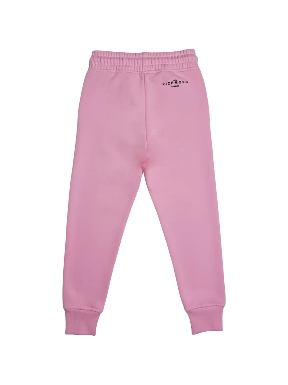 John Richmond Junior Trainingsbroek met logoprint en trekkoord Roze