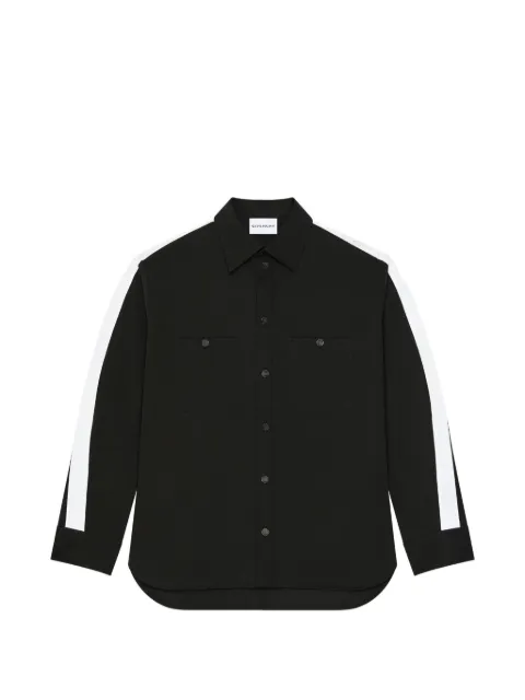 Givenchy Couture Seam grosgrain-detail shirt jacket