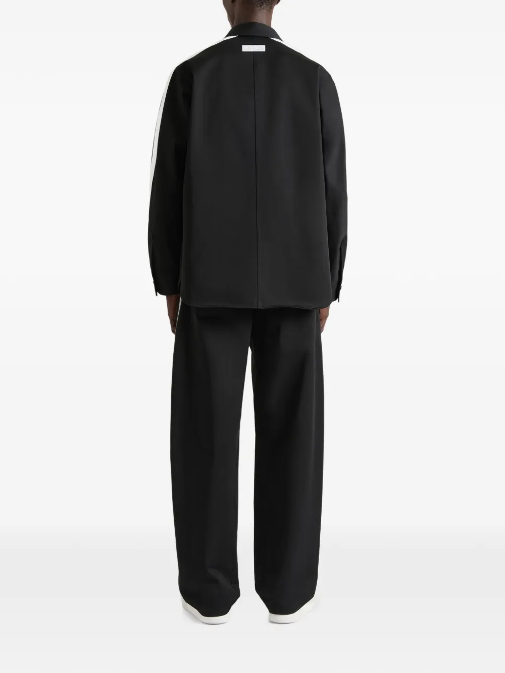 Givenchy Couture Seam shirtjack van katoen met grosgrain-detail Zwart