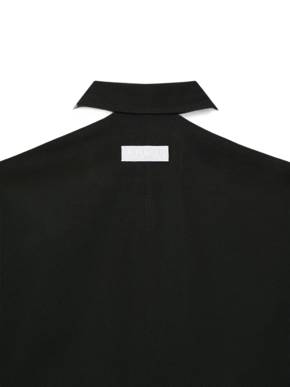 Givenchy Couture Seam shirtjack van katoen met grosgrain-detail Zwart