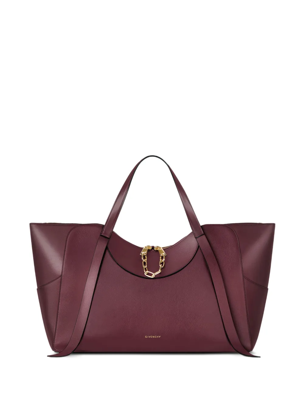 Givenchy large The Snatch bag in grained leather - Red