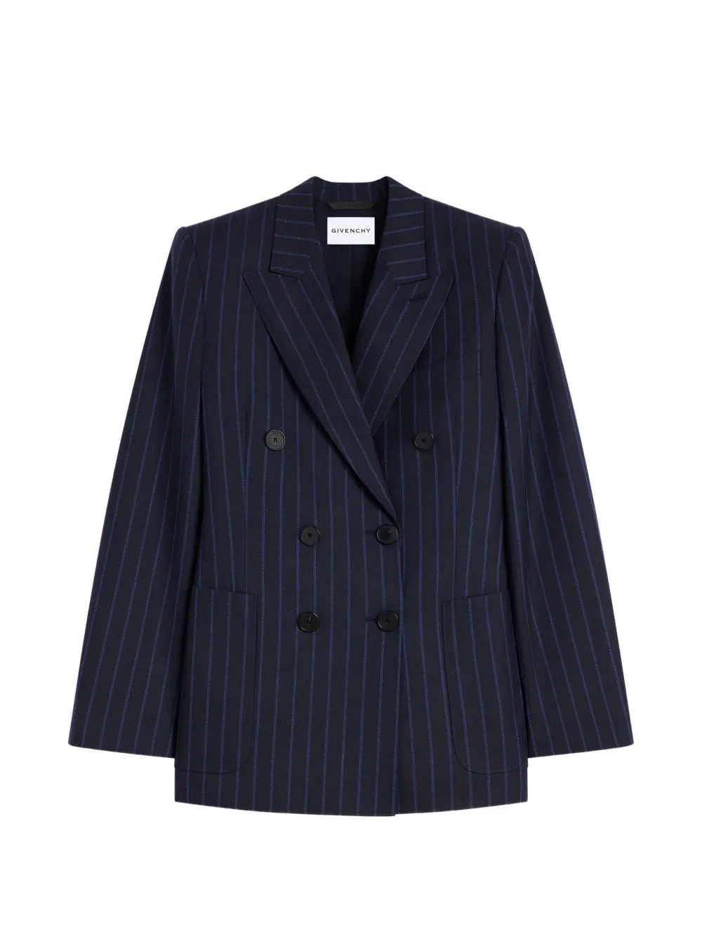 Givenchy pinstripe double-breasted blazer - Blu