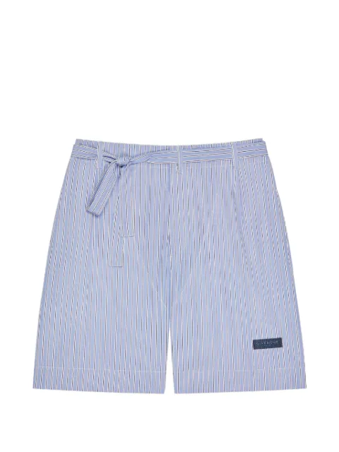 Givenchy striped bermuda shorts in cotton with gros grain detail