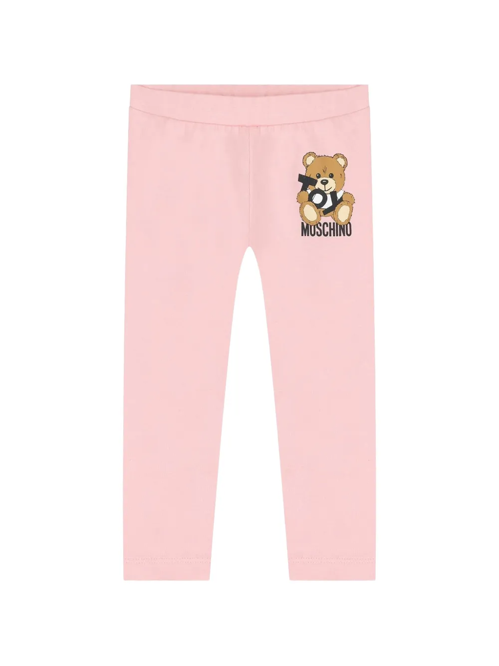 Moschino Kids Leggings con stampa Teddy Bear - Rosa