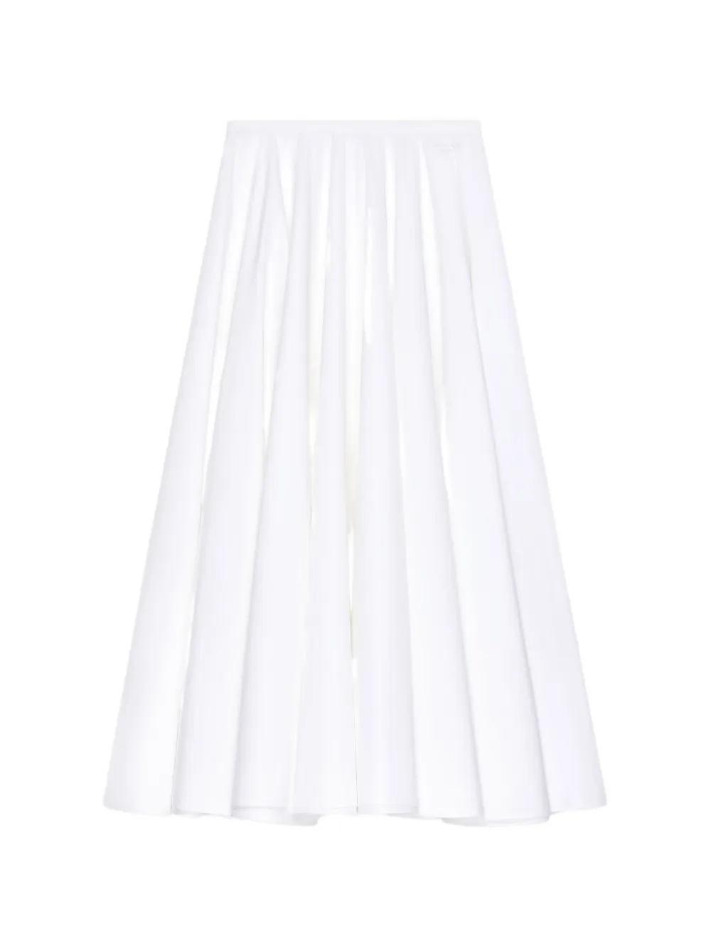 Givenchy long circular skirt in poplin