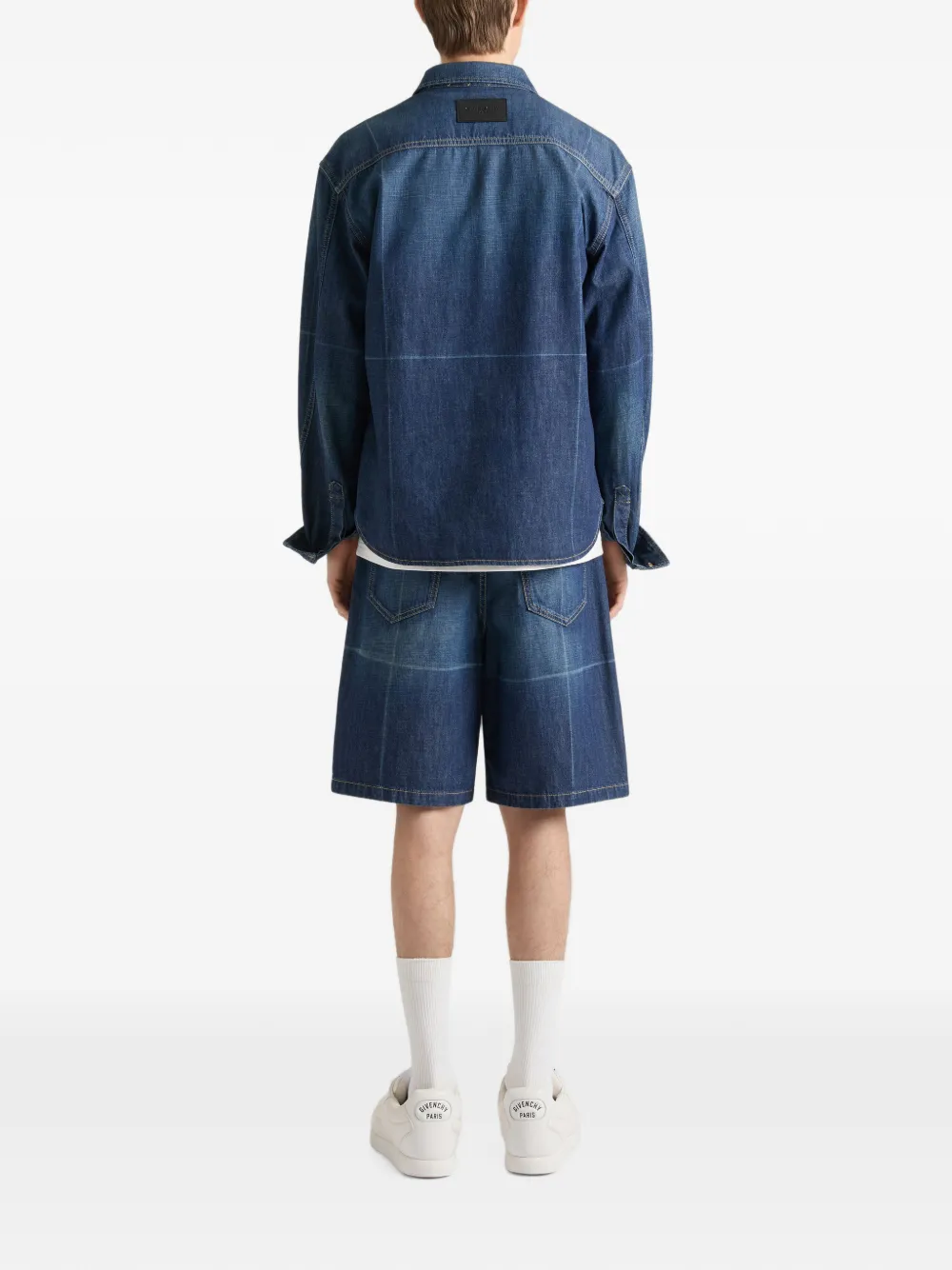 Givenchy Denim overhemd met omslag Blauw
