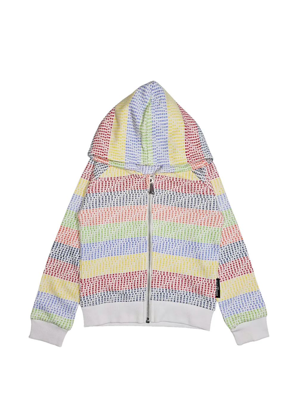 John Richmond Junior Hoodie met logoprint en rits Wit
