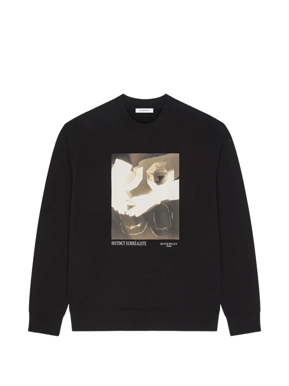 Givenchy sweatshirt in fleece with surrealism print
