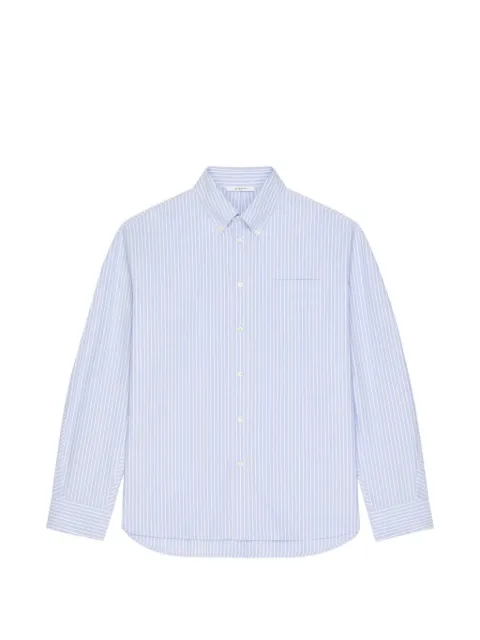 Givenchy couture seam striped shirt in cotton oxford