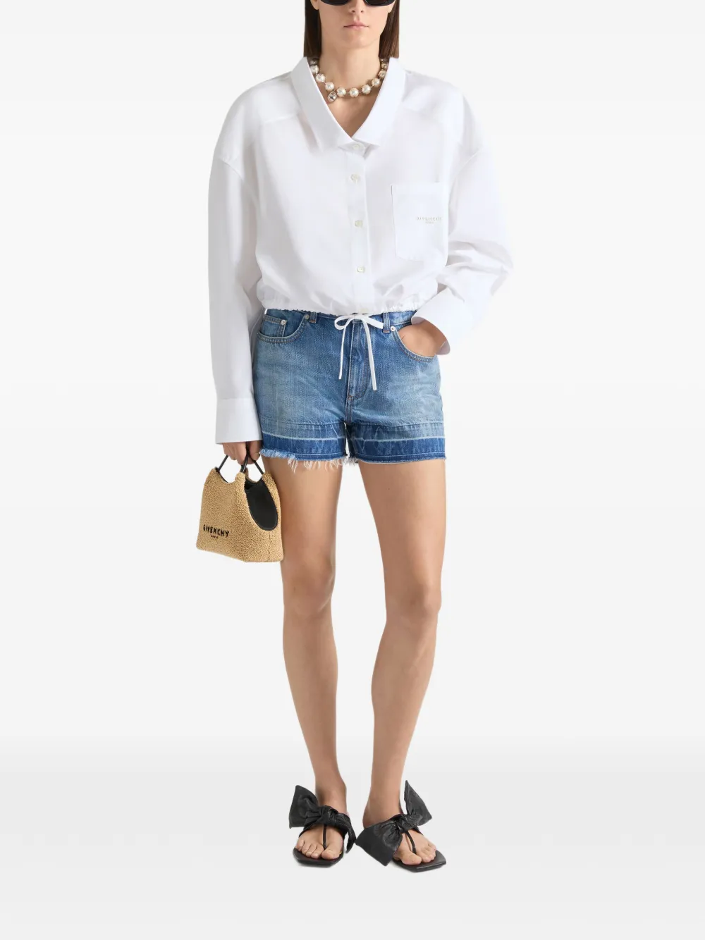 Givenchy Denim shorts Blauw