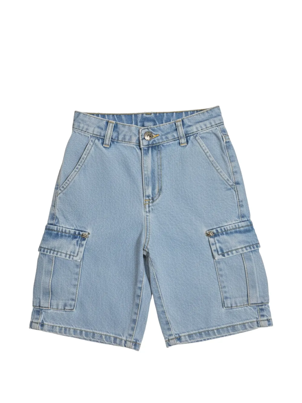 John Richmond Junior Cargo corti denim - Blu