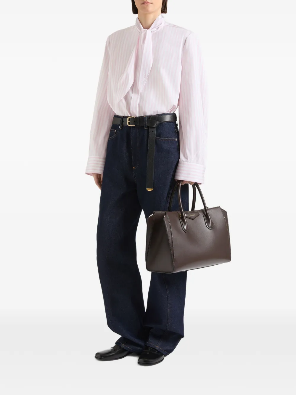 Givenchy Antigona leren shopper Bruin