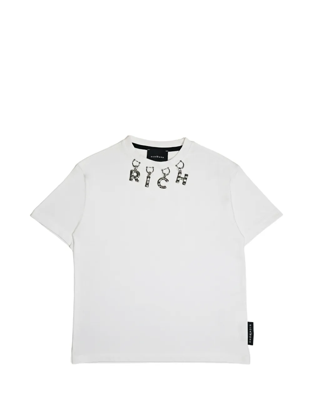 John Richmond Junior T-shirt con decorazione - Bianco