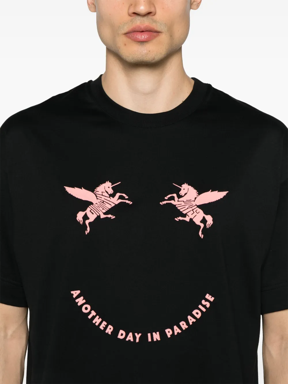 Givenchy Katoenen T-shirt met eenhoorn-borduurwerk Zwart