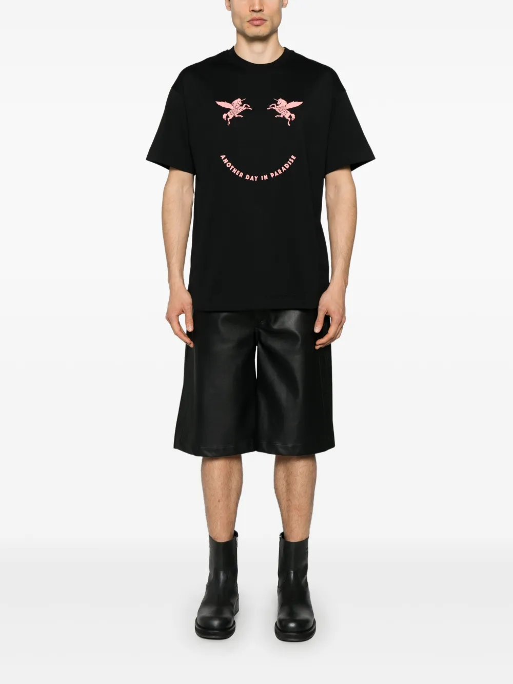 Givenchy Katoenen T-shirt met eenhoorn-borduurwerk Zwart