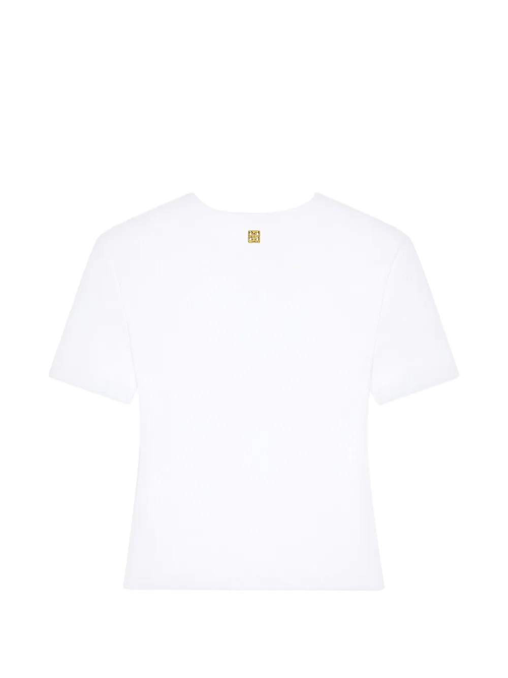 Givenchy Katoenen slim-fit T-shirt met veters en 4G-detail Wit