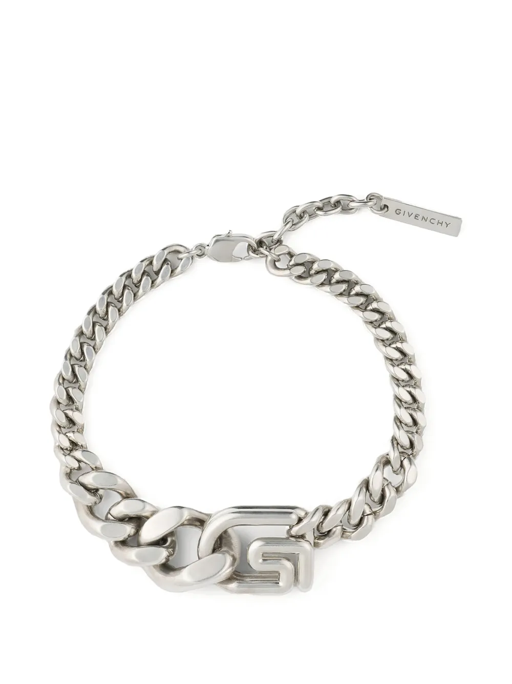 Givenchy Bracciale G Line in metallo - Argento