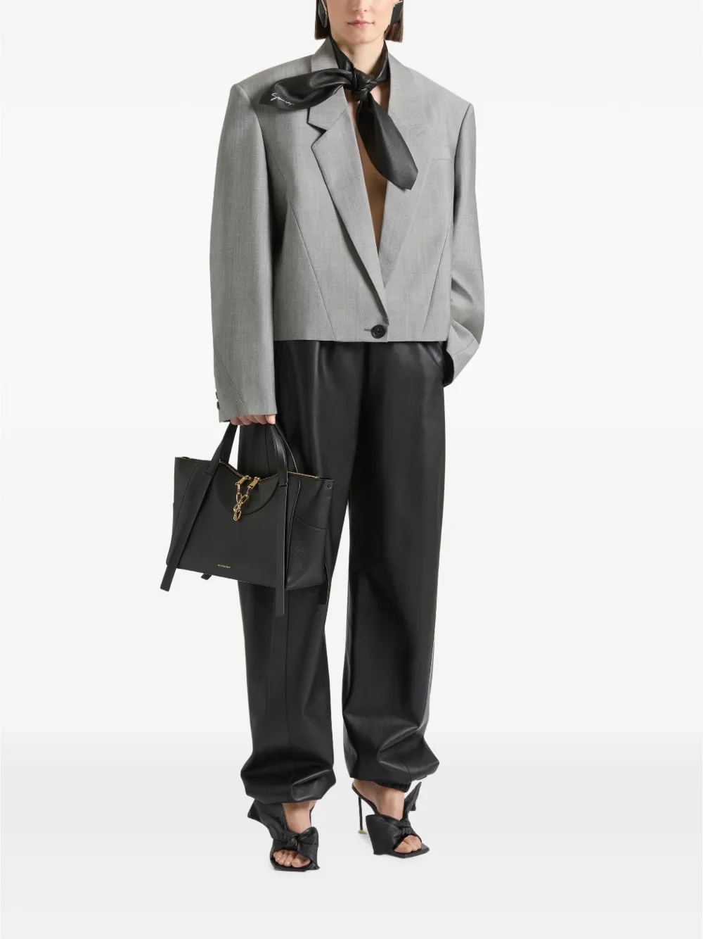 Givenchy Joggingbroek van nappaleer Zwart