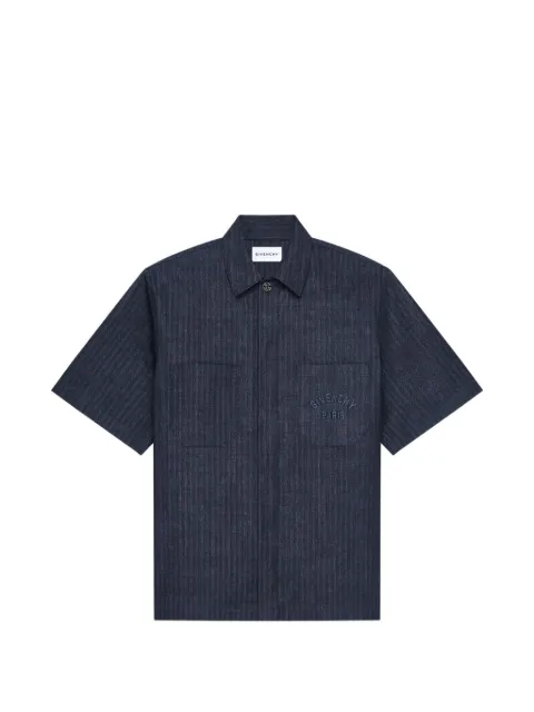 Givenchy herringbone-denim shirt