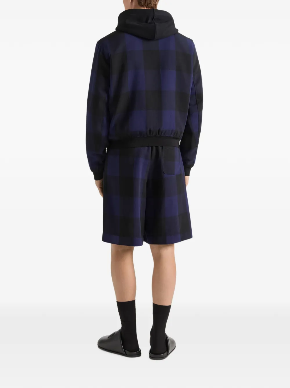 Givenchy Geruite wollen bermuda shorts Blauw