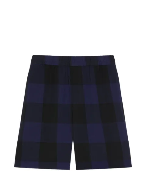 Givenchy bermudas de lana a cuadros
