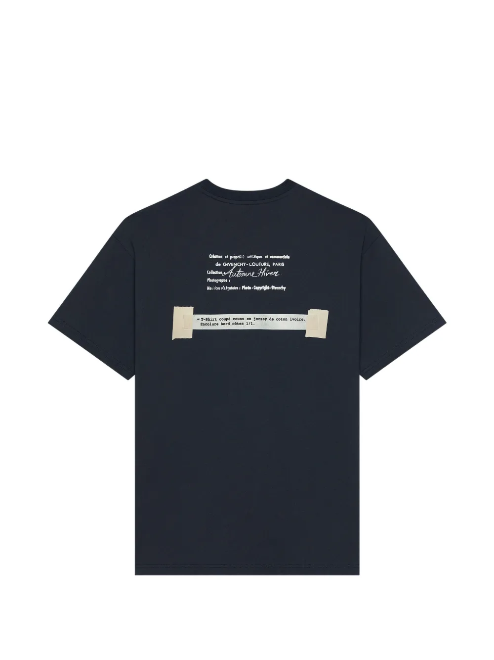 Givenchy T-shirt van katoen met Archives-print Blauw
