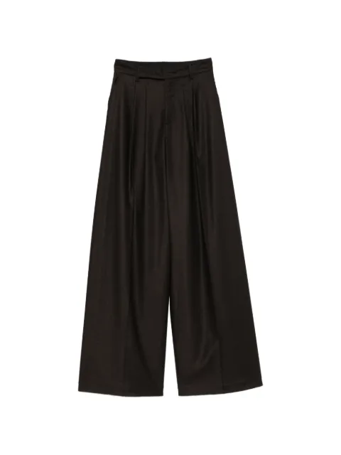 LE SULLY STUDIO pleated wide-leg palazzo pants