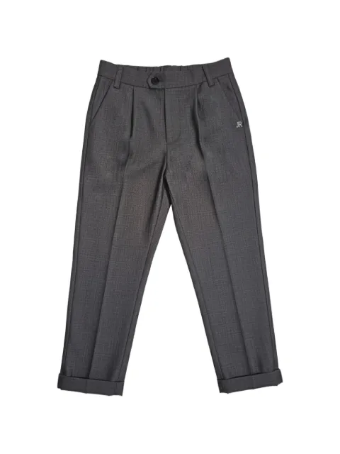 John Richmond Junior pleated turn-up trousers
