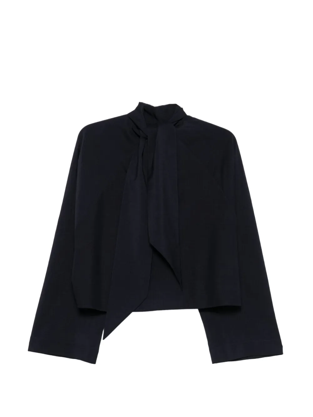 Christian Wijnants Blusa con fiocco a maniche lunghe - Nero
