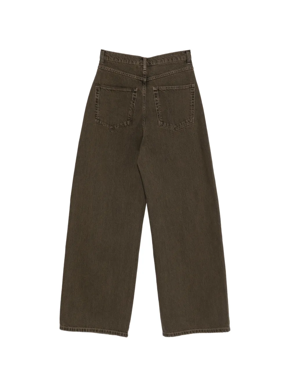 Christian Wijnants Pullos jeans met wijde pijpen Groen