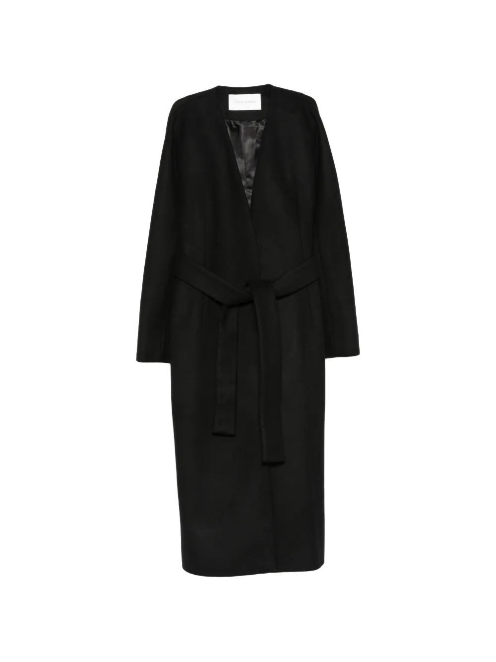 Christian Wijnants belted collarless coat