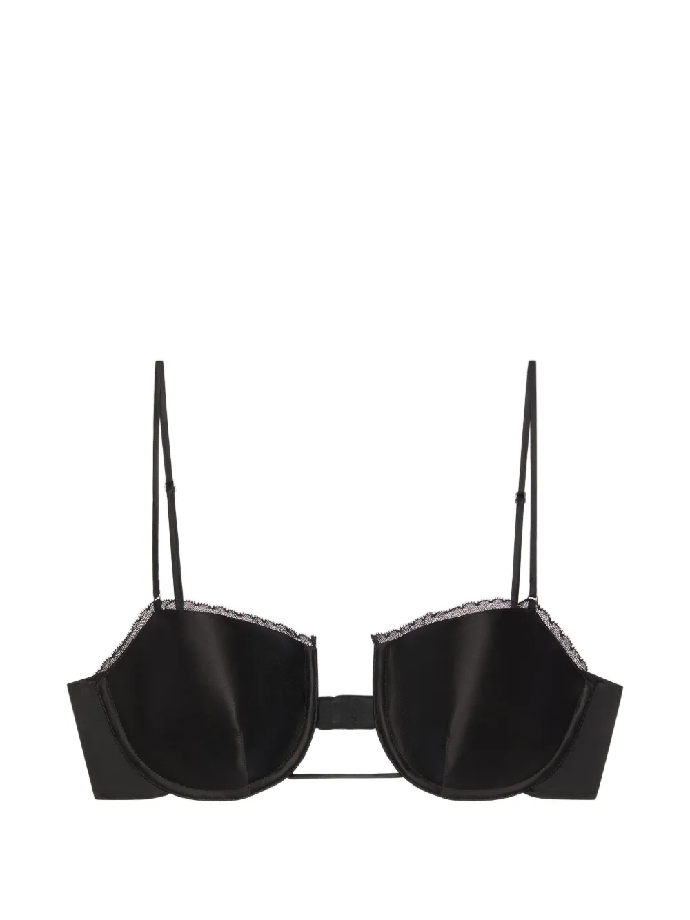 Givenchy Reggiseno in raso e pizzo - Nero