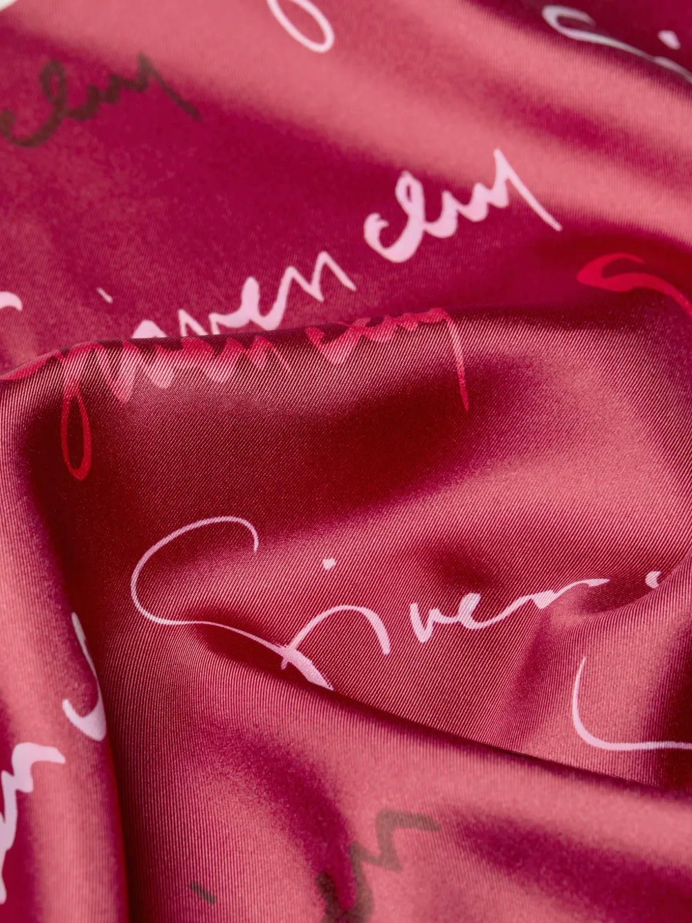 Givenchy Kleine zijden sjaal met -kenmerkt Rood