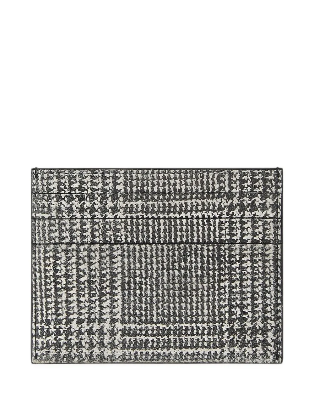 Givenchy Leren pasjeshouder met pied-de-poule effect Zwart