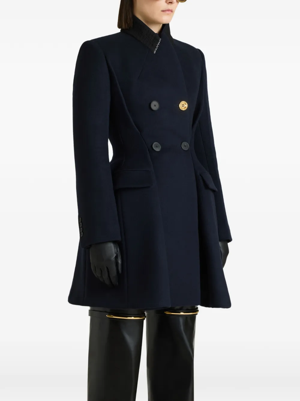 Givenchy Pinch jas van wol en kasjmier Blauw