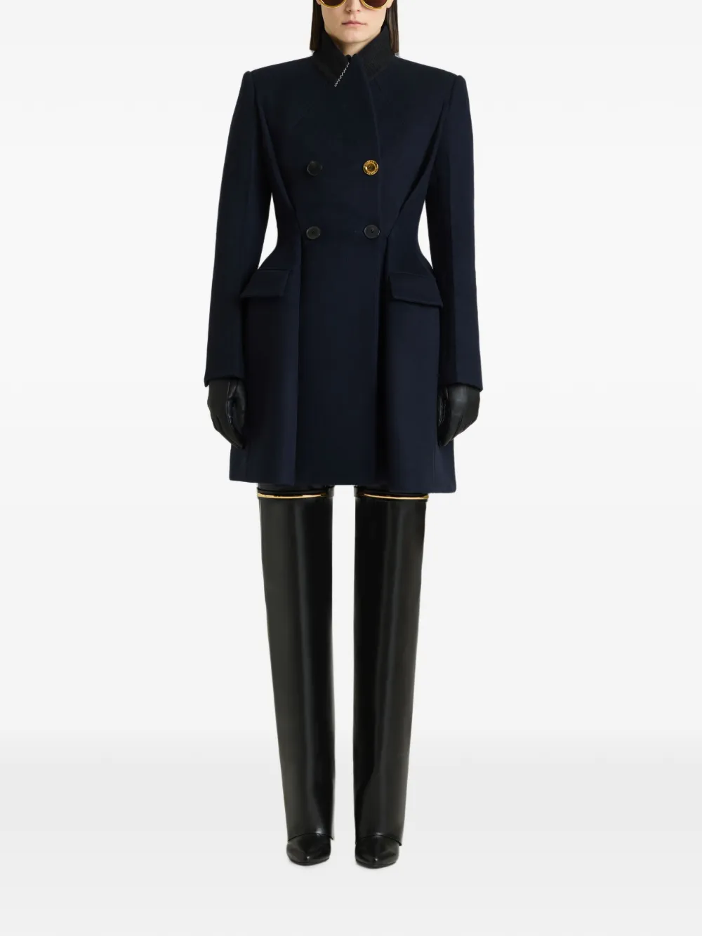 Givenchy Pinch jas van wol en kasjmier Blauw