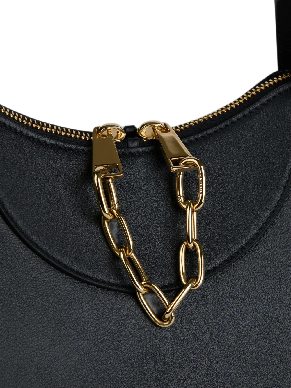 Givenchy Medium The Snatch tas van bewerkt leer Zwart