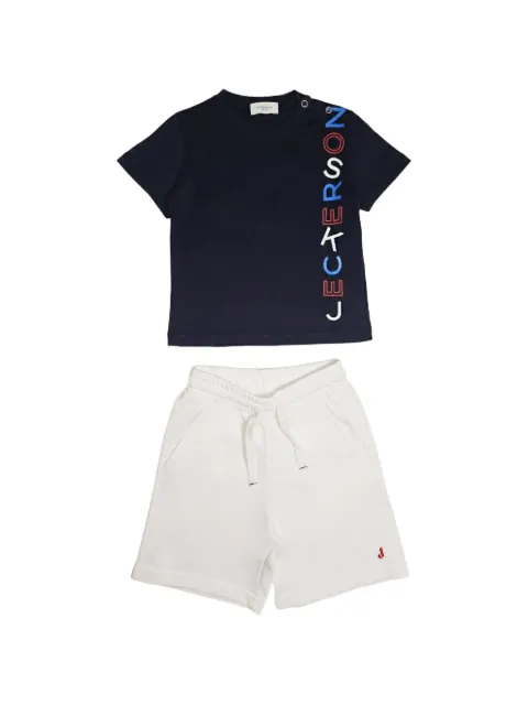 JECKERSON logo-print T-shirt and shorts set
